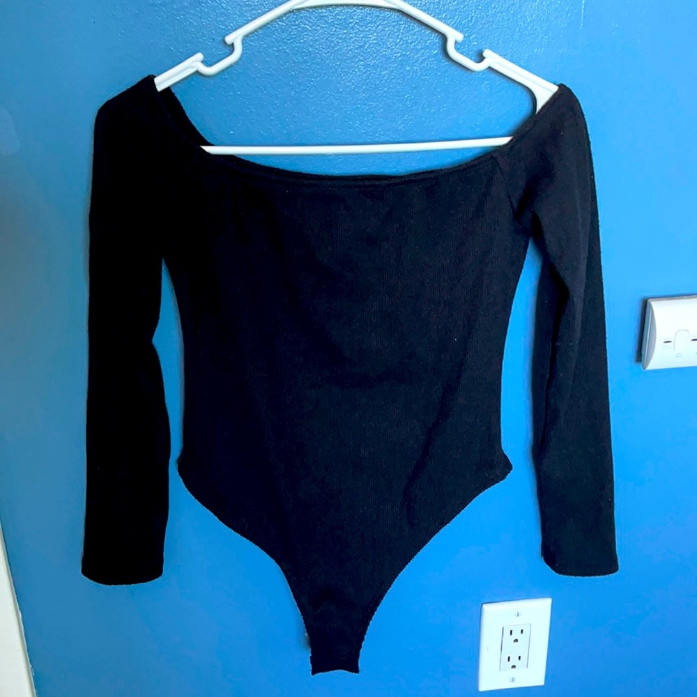 Shein M black bodysuit